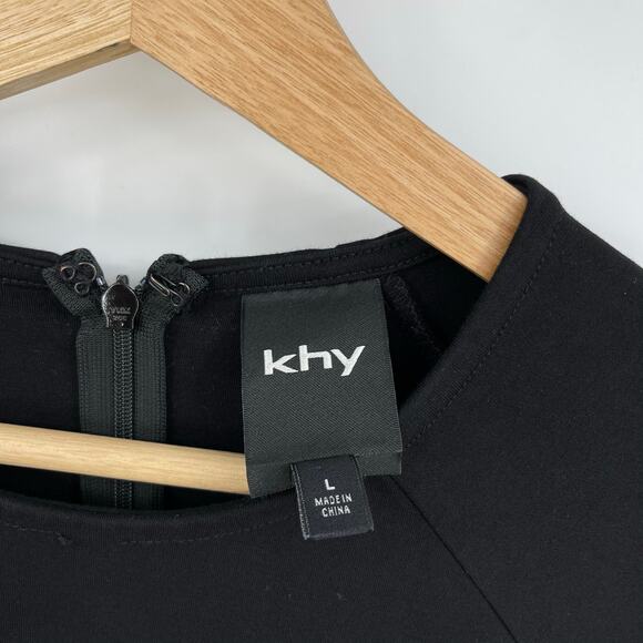 Khy x Entire Studios | Long Sleeve Bodysuit Black w/ Zip Pocket Kylie Jenner L - Picture 5 of 13